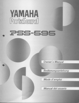 Yamaha PSS-595 Manualul proprietarului