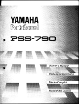 Yamaha PSS-790 Manualul proprietarului