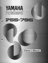 Yamaha PSS-795 Manualul proprietarului