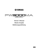 Yamaha PW3000MA Manual de utilizare