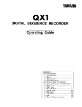 Yamaha QX1 Manualul utilizatorului