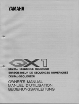 Yamaha QX1 Manualul proprietarului