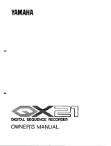 Yamaha QX21 Manualul proprietarului