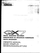 Yamaha QX7 Manualul proprietarului