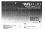 Yamaha R-30 Manualul proprietarului