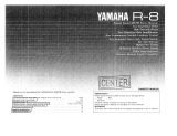 Yamaha R-8 Manualul proprietarului
