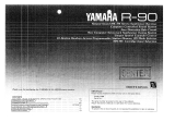 Yamaha R-90 Manualul proprietarului