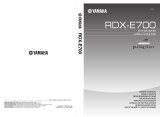 Yamaha RDX-E700 Manualul proprietarului