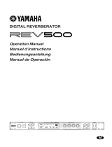 Yamaha REV500 Manualul proprietarului