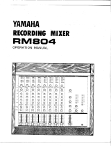 Yamaha RM804 Manualul proprietarului