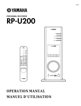 Tamaha RP-U200 Manual de utilizare