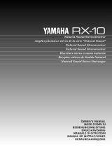 Yamaha RX-10 Manualul proprietarului