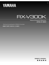 Yamaha RX-V300K Manualul proprietarului