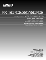 Yamaha RX-385RDS Manual de utilizare