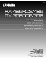 Yamaha RX-396 Manual de utilizare