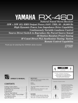 Yamaha RX-460 Manual de utilizare