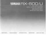 Yamaha RX-500 Manual de utilizare