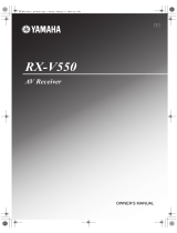 Yamaha RX-550 Manualul proprietarului
