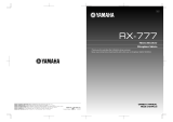 Yamaha RX-777 Manual de utilizare
