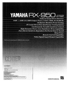 Yamaha RX-950 Manualul proprietarului