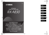 Yamaha RXA830BL Manual de utilizare