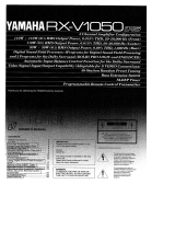 Yamaha RX-V1050 Manualul proprietarului