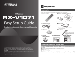 Yamaha RX-V1071 Manualul proprietarului