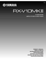 Yamaha RX-V10MKII Manualul proprietarului