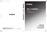 Yamaha RX-V2400RDS Manualul proprietarului