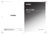 Yamaha RXV2700BL Manualul proprietarului