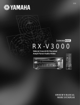 Yamaha RXV3000 Manual de utilizare