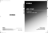 Yamaha RX-V363 Manualul proprietarului