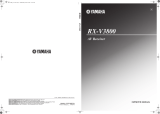 Yamaha RX-V3800 Manualul proprietarului
