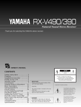 Yamaha RX-V390 Manual de utilizare