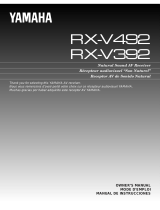 Yamaha RX-V392RDS Manual de utilizare