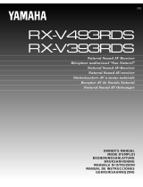 Yamaha RX-V393RDS Manual de utilizare