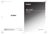 Yamaha RX-V457 Manualul proprietarului