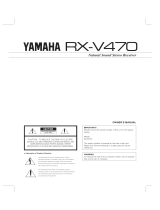 Yamaha RX-V470 Manual de utilizare