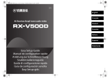 Yamaha RX-V500D Manualul proprietarului