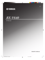 Yamaha RX-V640 Manualul proprietarului
