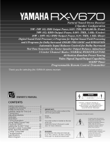 Yamaha RX-V670 Manual de utilizare