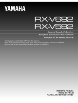 Yamaha RX-V692 Manualul proprietarului