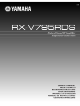 Yamaha RX-V795RDS Manual de utilizare