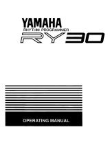 Yamaha RY30 Manualul proprietarului