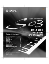 Yamaha S03 Fișa cu date