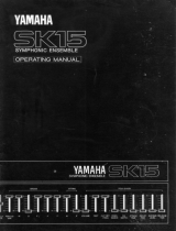 Yamaha SK15 Manualul proprietarului