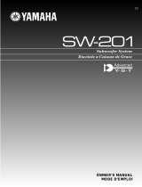 Yamaha SW-201 Manualul proprietarului