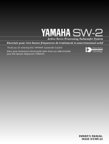 Yamaha SW-2 Manual de utilizare