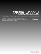 Yamaha SW-3 Manual de utilizare