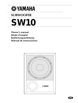 Yamaha SW10 Manualul proprietarului